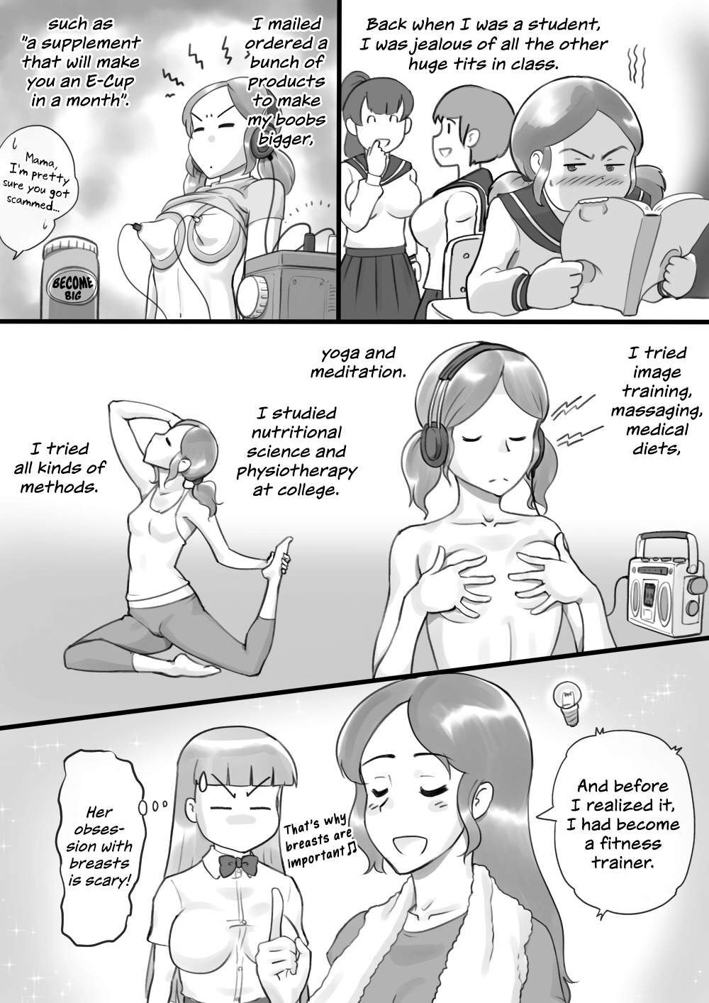 Girl on Mom: Himitsu no Bust Lesson | Girl on Mom: Secret Bust Lesson page 7 full