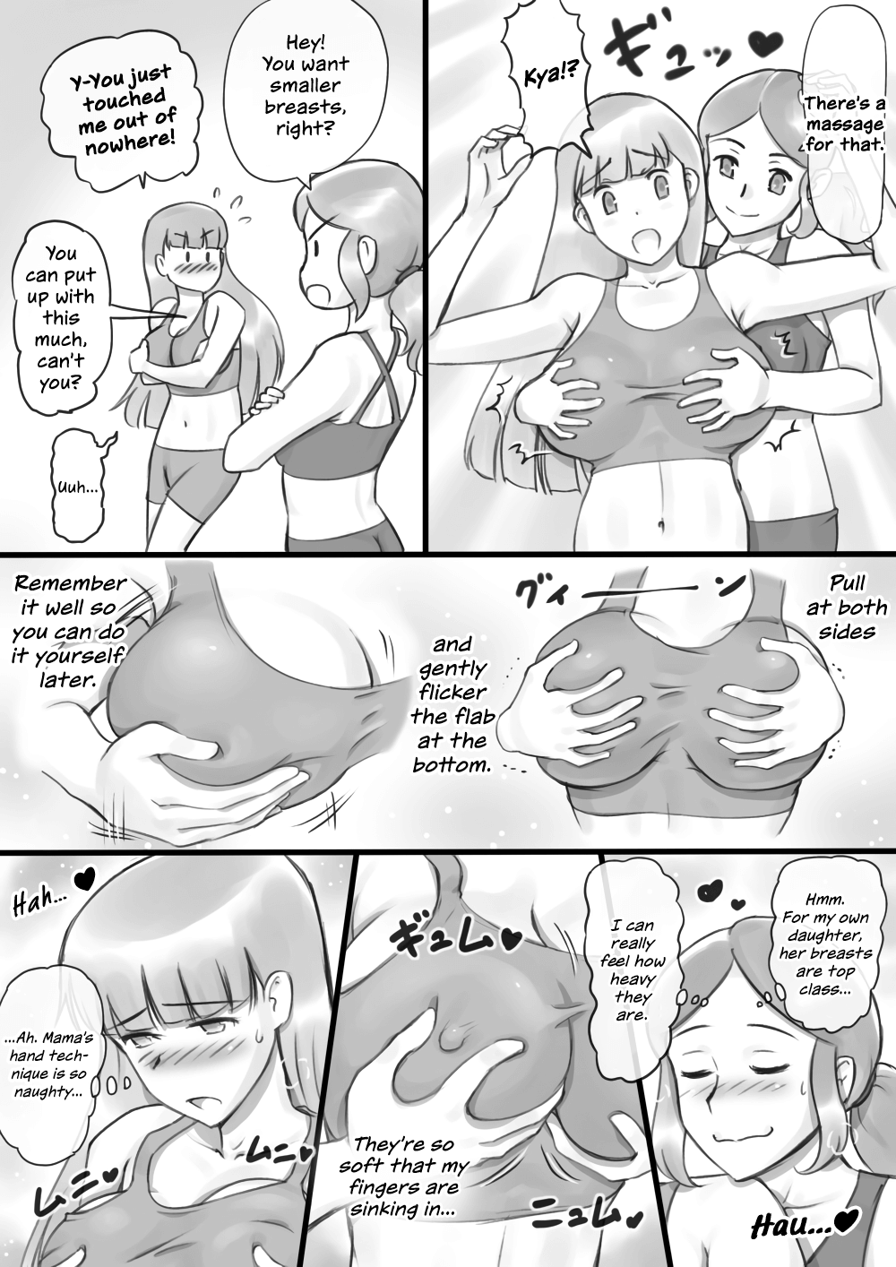 Girl on Mom: Himitsu no Bust Lesson | Girl on Mom: Secret Bust Lesson page 9 full