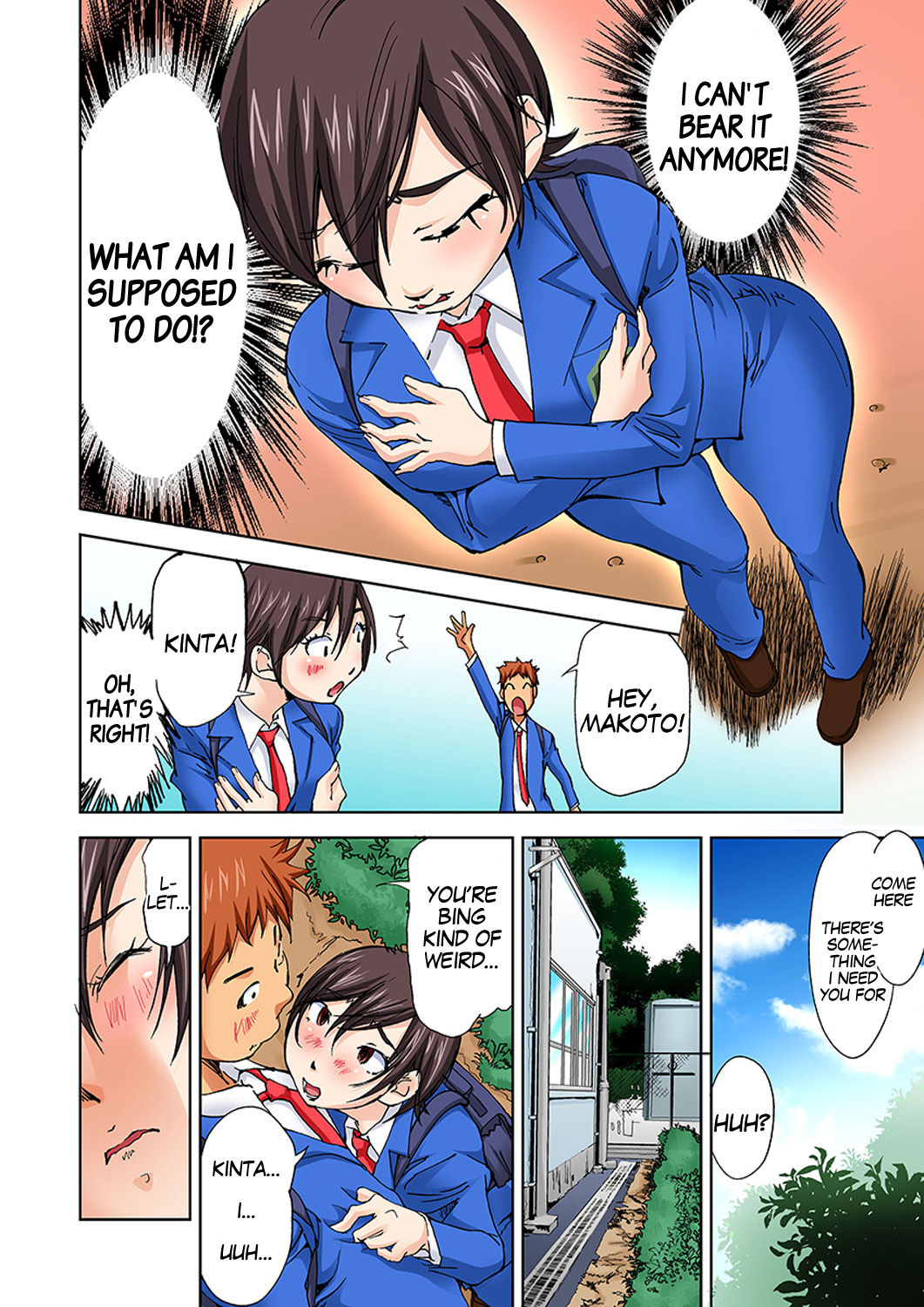 Nyotaika Suieibu ~Ikutabi Onna ni Nacchau Ore no Karada~ 4 | Nyotaika Swim Club I Turn into a Girl When I Cum! 4 page 10 full