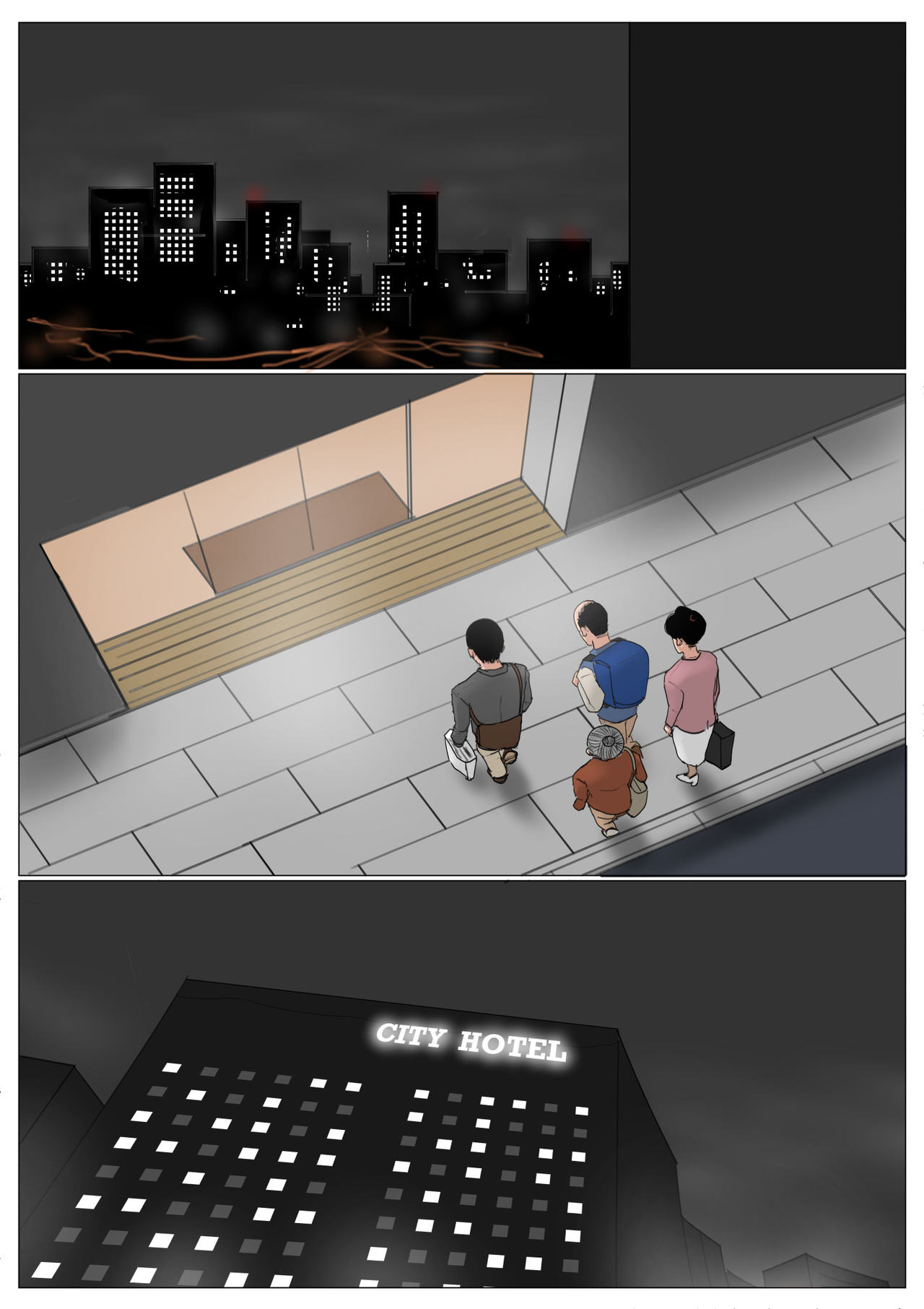 Haha ni Koishite Tokubetsu Hen -Tokai no Musuko o Tazunete- | Making Love with Mother Special 2 -Visiting the Son in the City- page 3 full