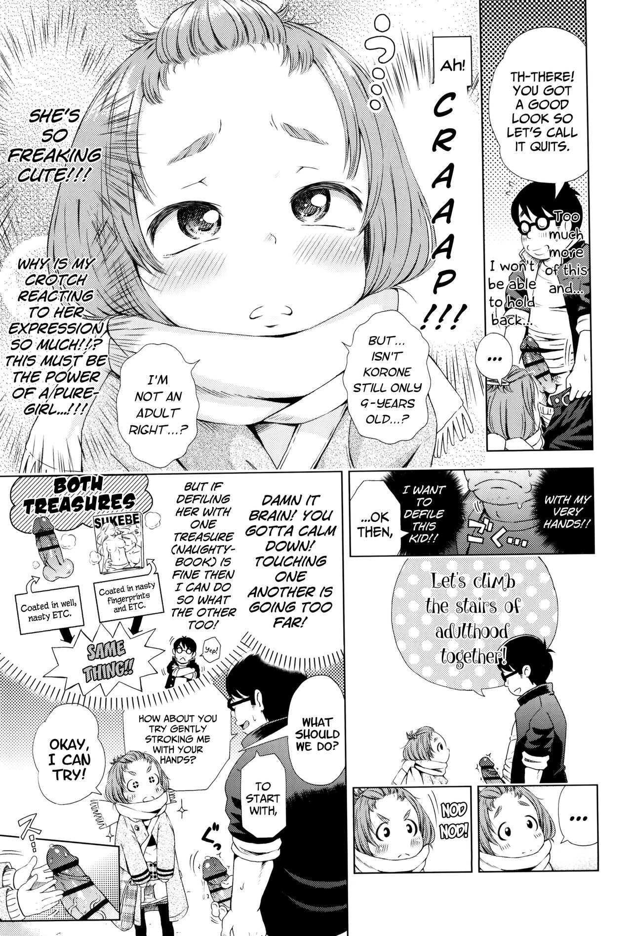 Toshokan Ura no Korone-chan | Korone-chan from Behind the Library page 9 full