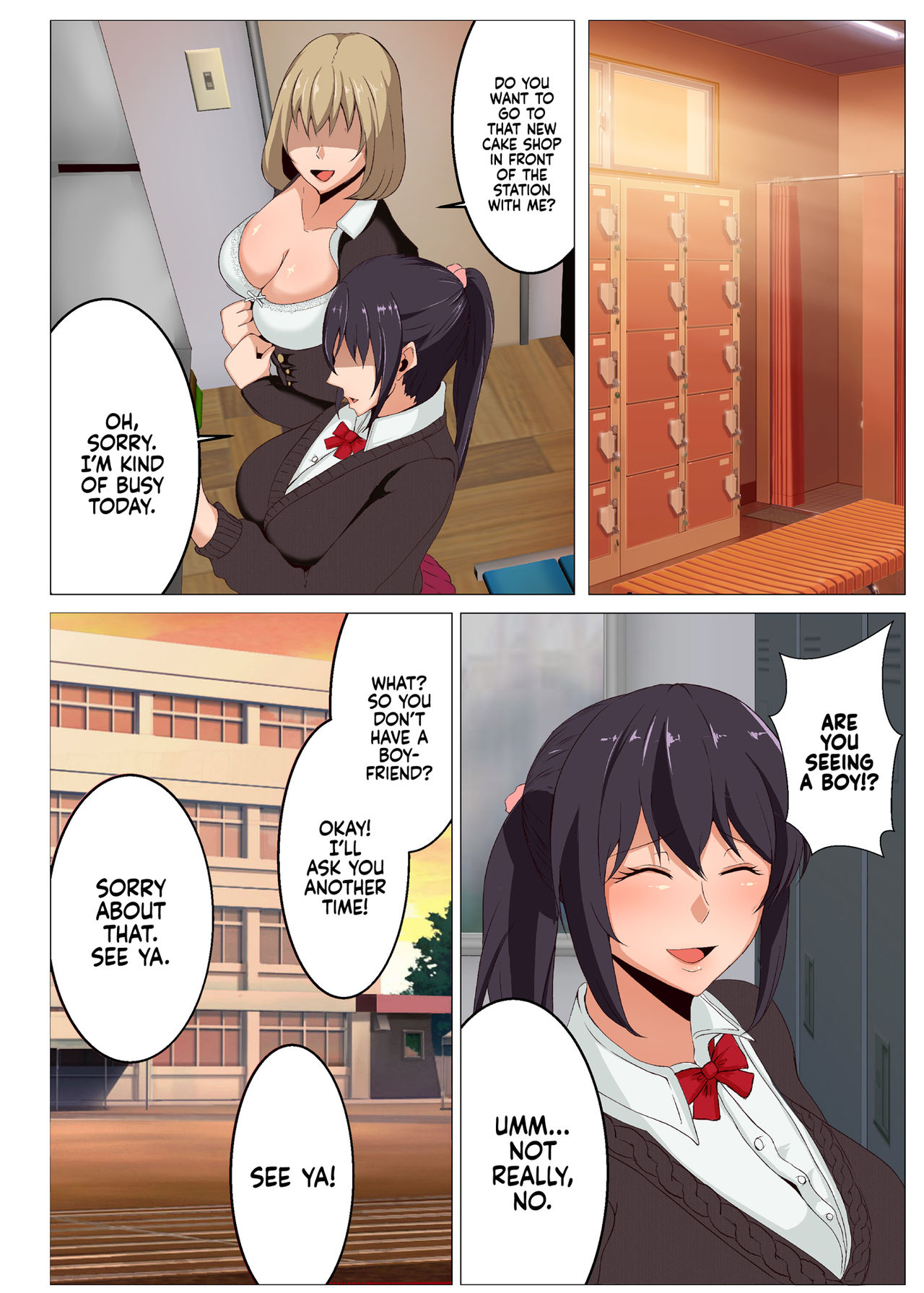 Rikujoubu no Otonashii Senpai no Yowami o Nigitta | The Track and Field Ace's Dark Secret page 4 full