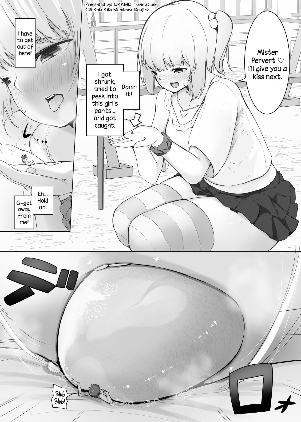 Chiisaku Natte Onna no Ko ni Wakaraserareru page 1 full