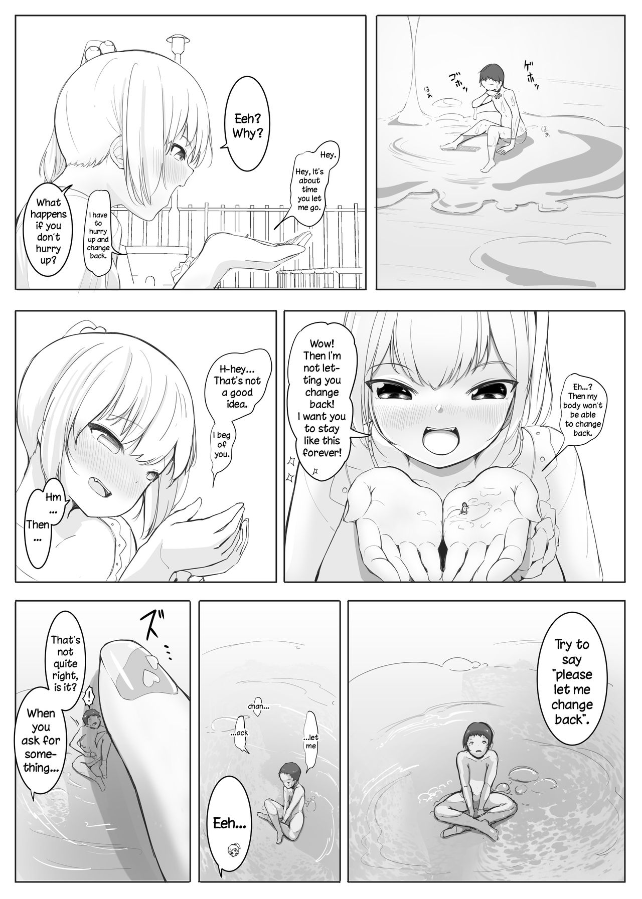 Chiisaku Natte Onna no Ko ni Wakaraserareru page 2 full