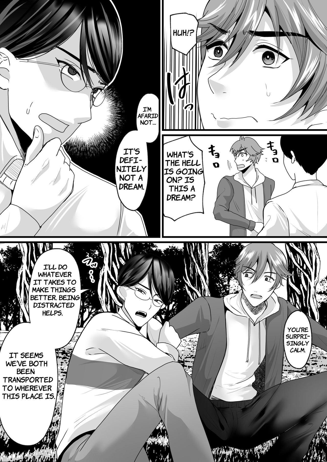 Nyotaika de Time Slip!? Genshi Sekai de Akuyuu to Fuufu Seikatsu!? | Transsexual Time Slip! page 5 full