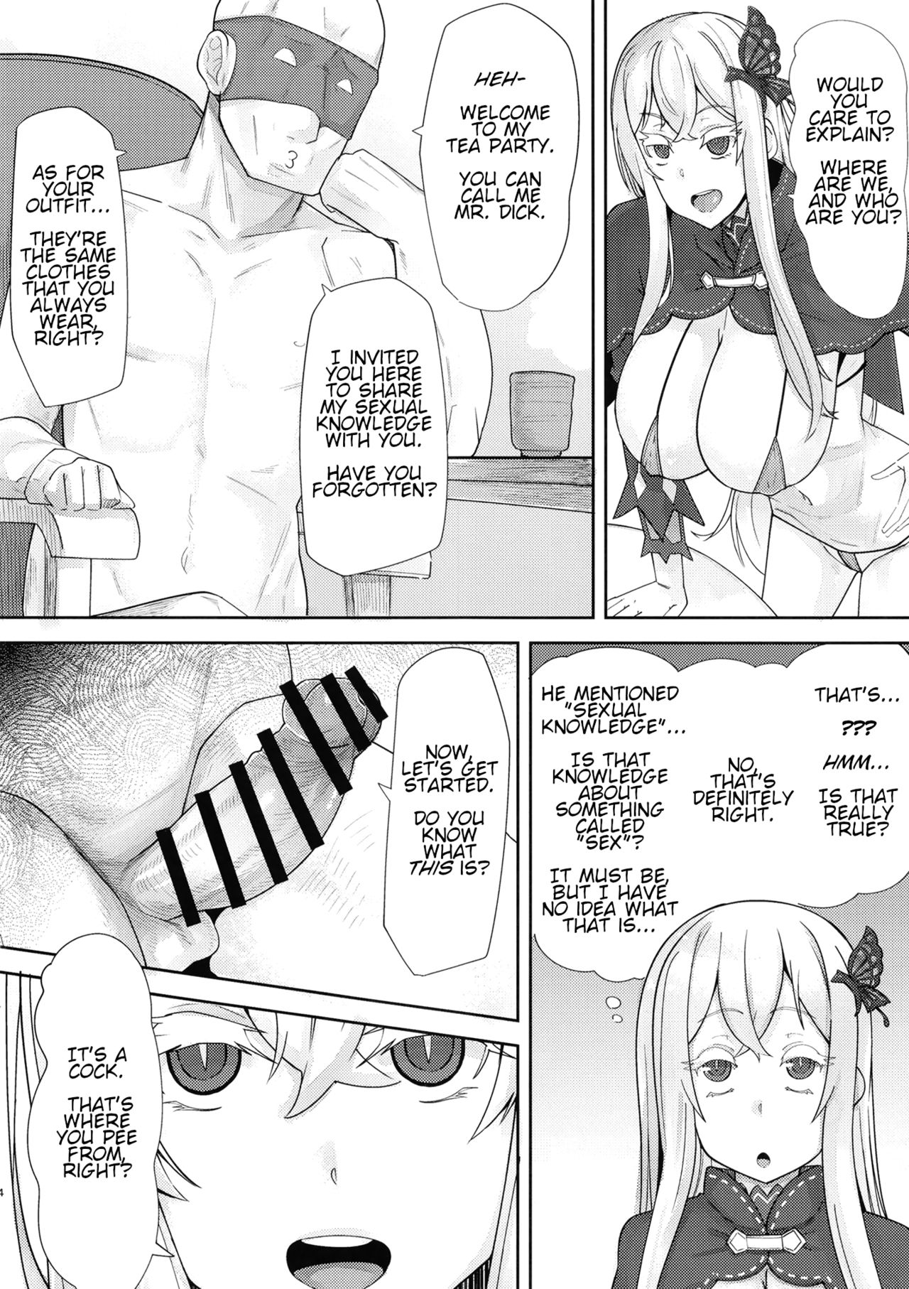 Sukebe na Koto Nannimo Shiranai Echidna-chan Onaho | Echidna: Sexually Ignorant Onahole page 4 full