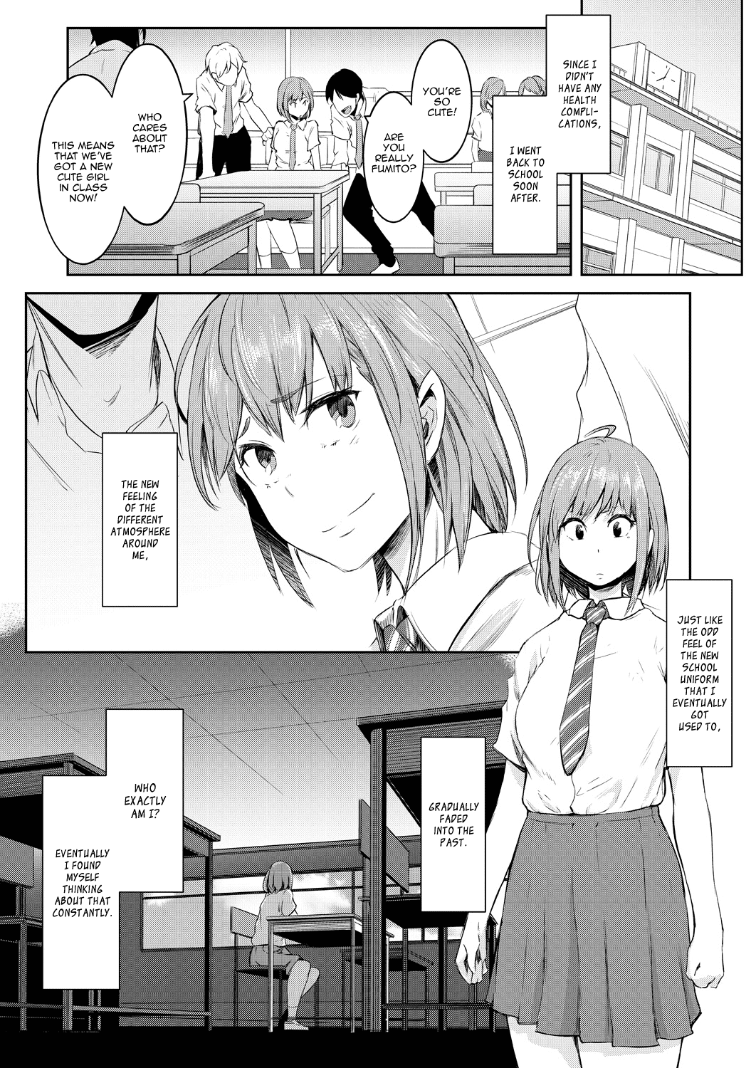 Nyotaika Otome no Renai Jijou | The Love Affairs of a Genderswapped Maiden page 4 full