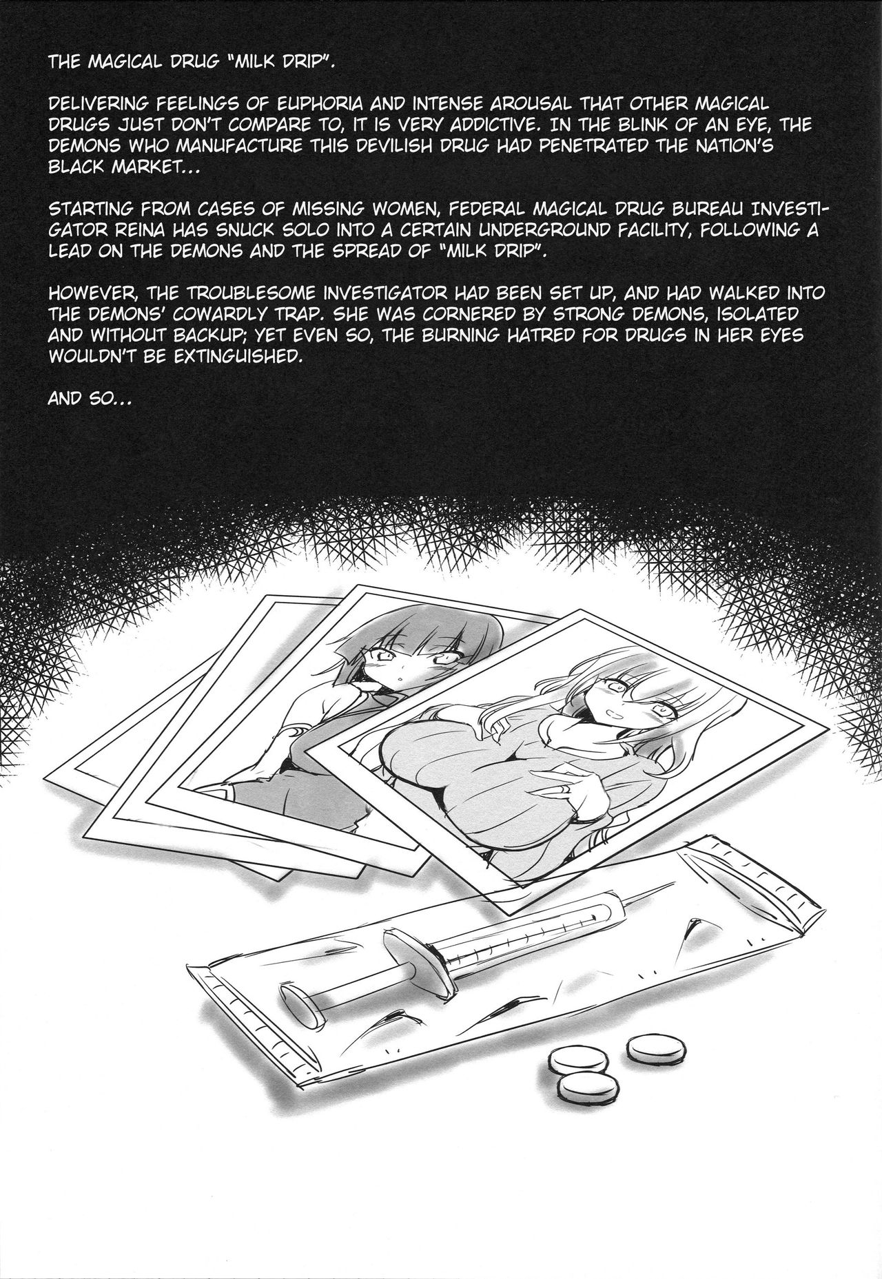 Mayaku Sousakan Reina, & Mayaku Sousakan Melissa: Ore ga Sennyuu Sousa de Kimeseku AV ni Kyousei Shutsuen Saserarete Buzama ni Sakunyuu Acmegao Nante Sarasu Wake nee Daro!! page 2 full