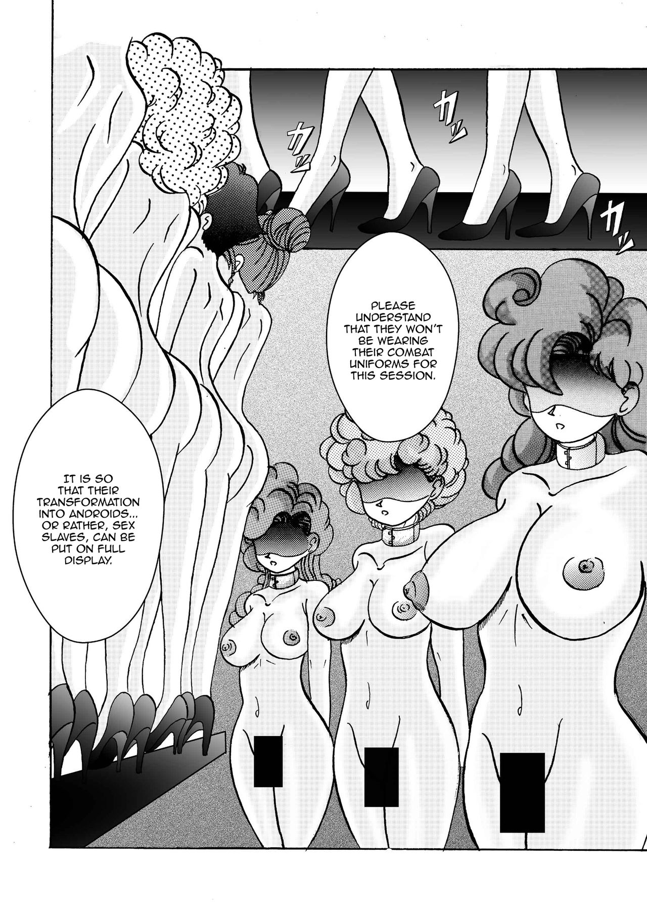 Tanjou!! Aku no Onna Senshi Jinzou Ningen Ryousan-ka Keikaku page 9 full