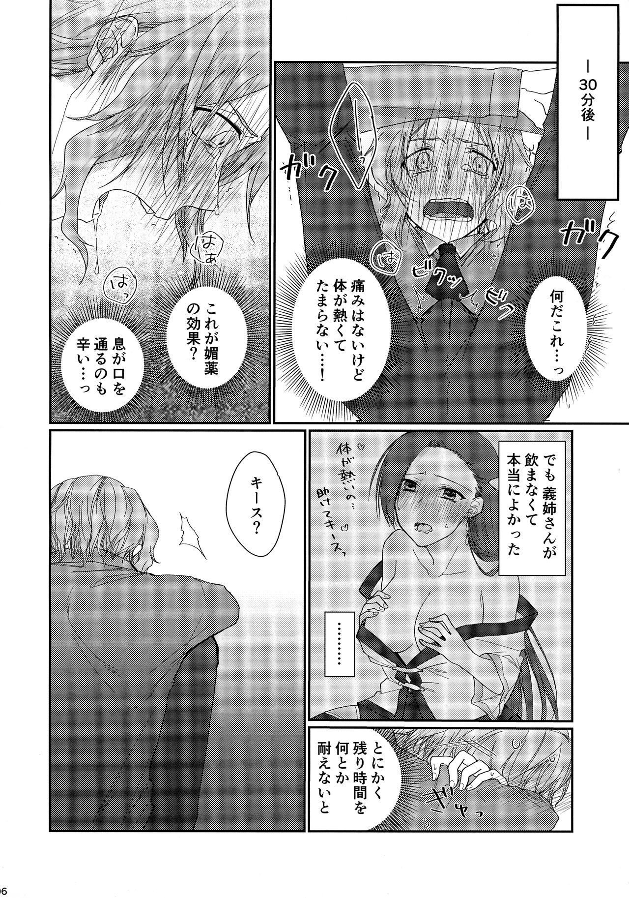 Biyaku o Nonde 1-jikan Tatanai to Derarenai Heya page 6 full