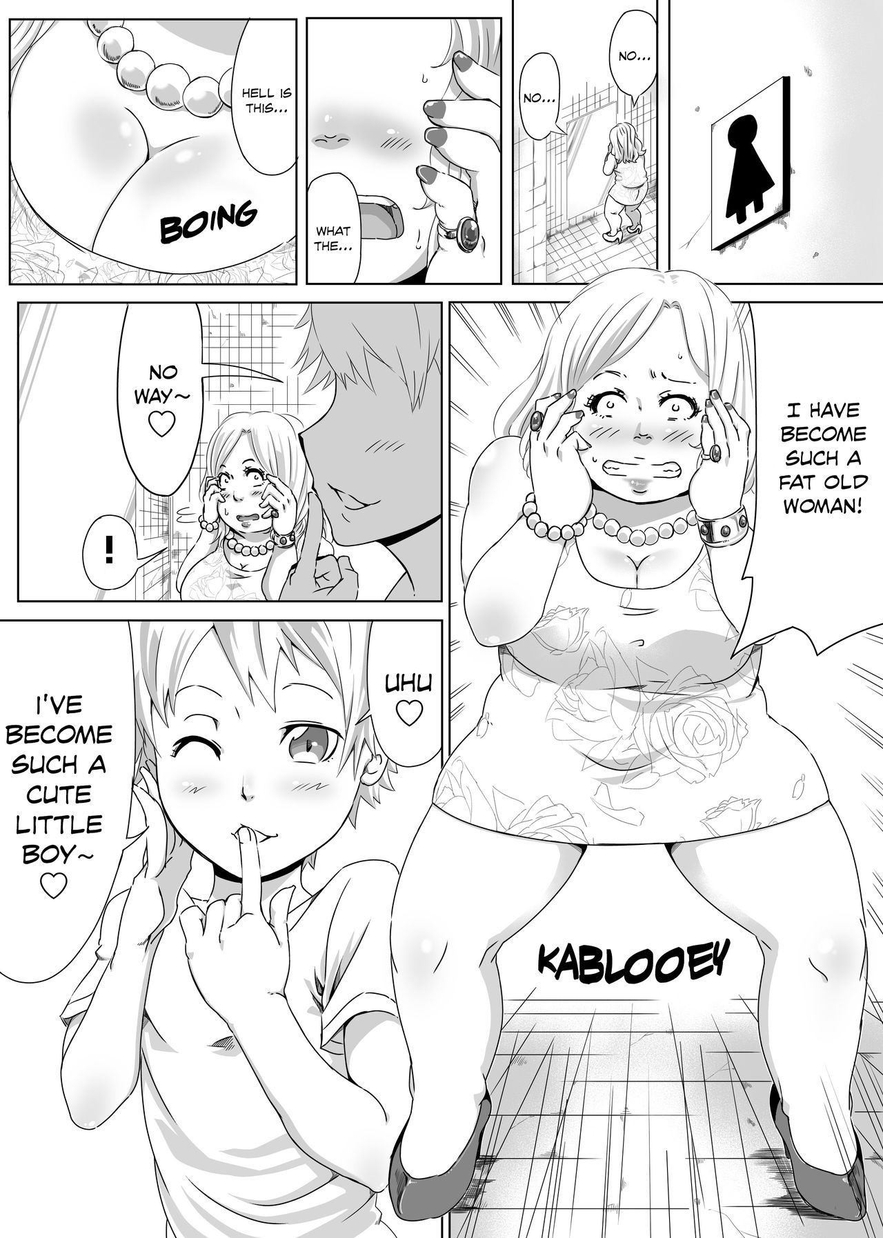 Older woman & kid body swap page 2 full