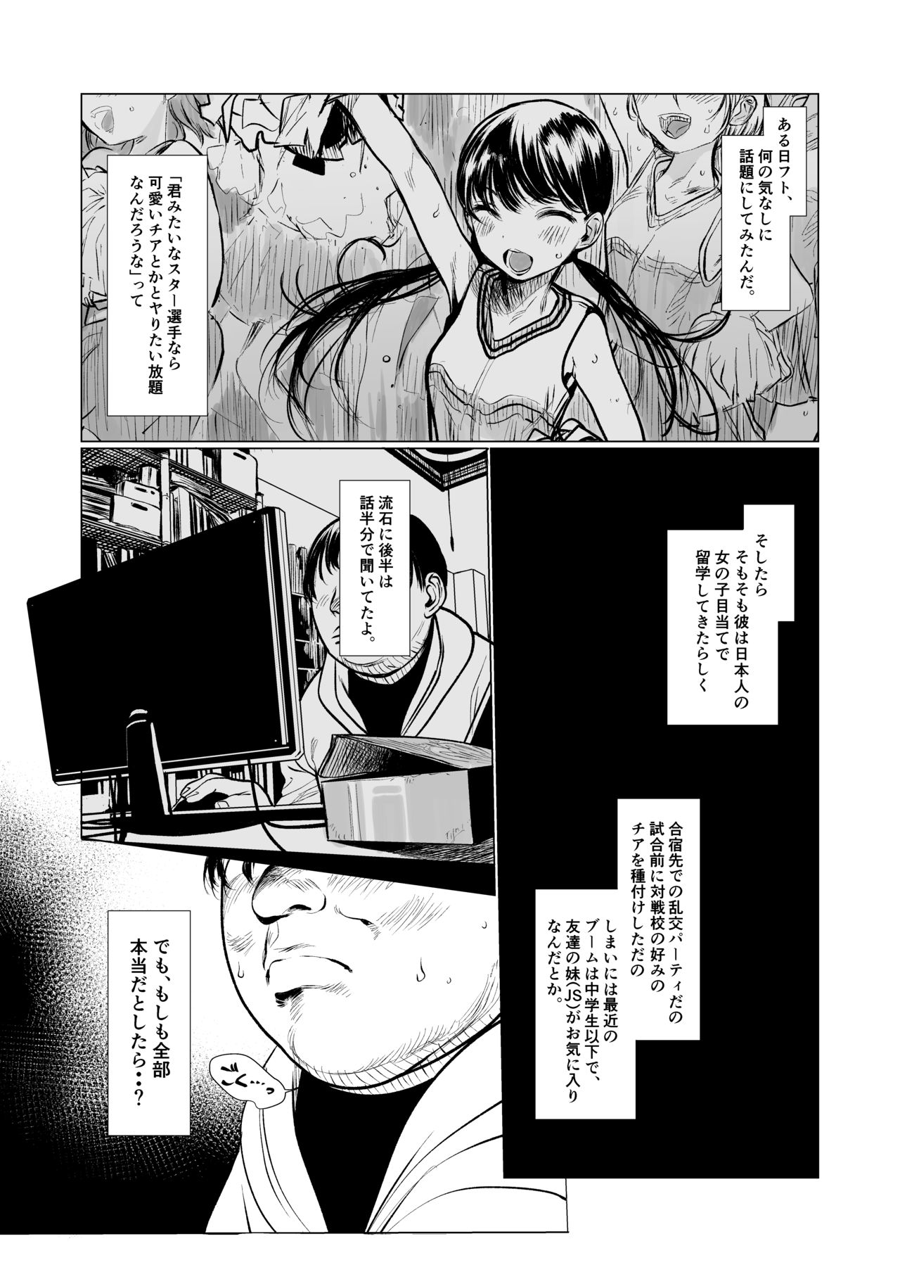 Ryuugakusei D-kun no Seishori Jijou. page 3 full