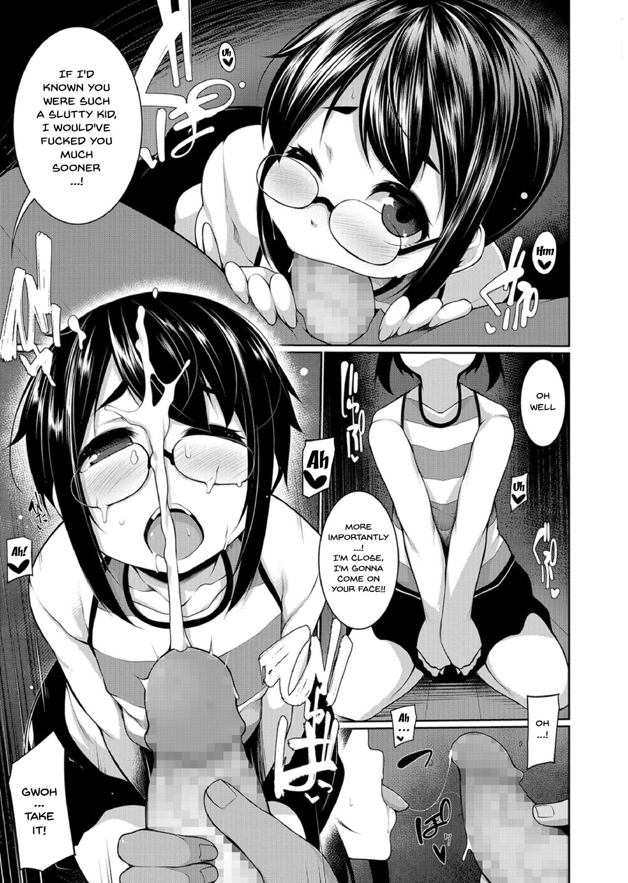 Megane Loli Choukyou Jugyou!! ~Otonashii Megane Lolikko ni Muriyari Dekachin Sounyuu~ | The Loli In Glasses' Training Lesson!! ~Force Fucking a Timid Glasses Wearing Loli With My Big Cock~ page 8 full