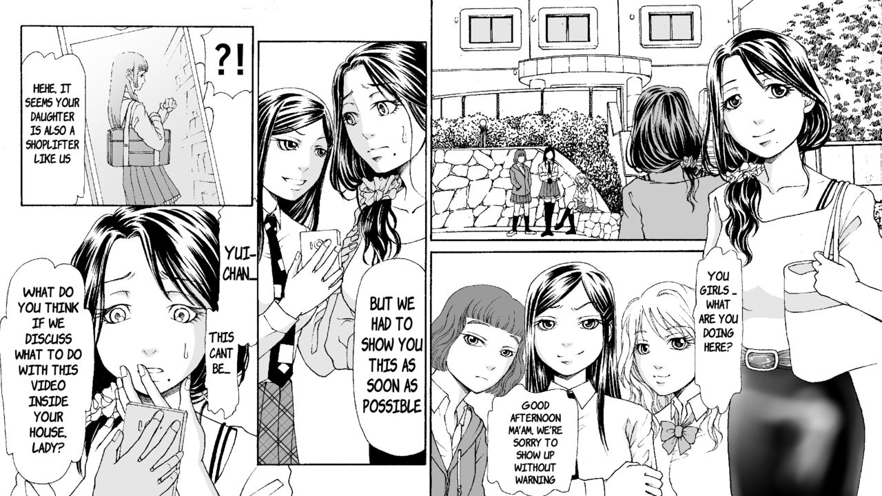 Oyako Muzan ~Manbiki Fukushuu Jigoku~ | Mother And Daughter Shoplifting Hell Revenge page 4 full