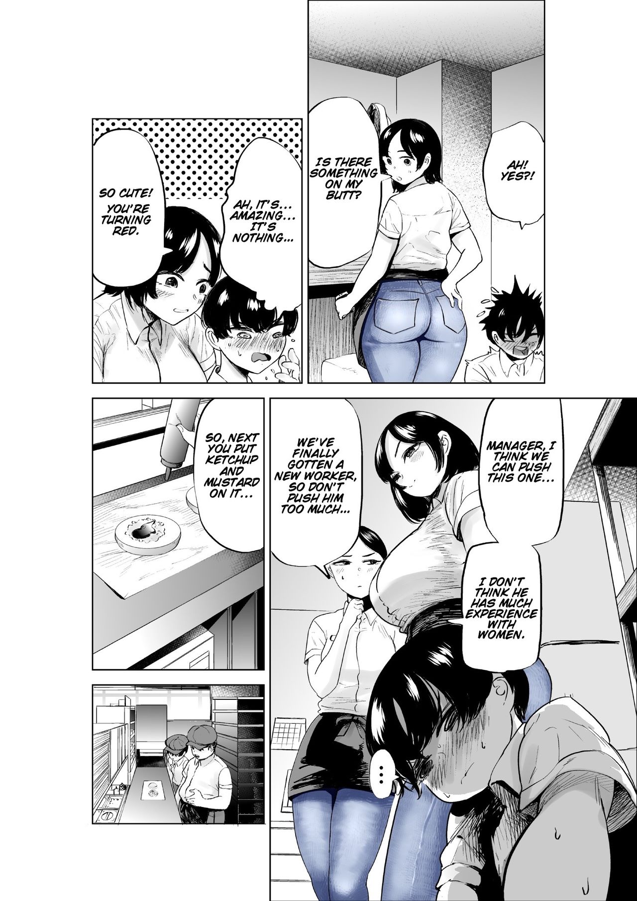 Sekkyokuteki na Beit no Senpai no Hanashi | A Story Of A Senior Part-Timer page 8 full