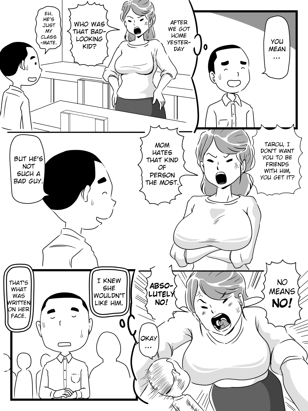 Toshiue Killer no Tomodachi ni Kaa-san o Netorareta Hanashi | A Story About My Milf-Killer Friend Who Cucked My Mom page 7 full