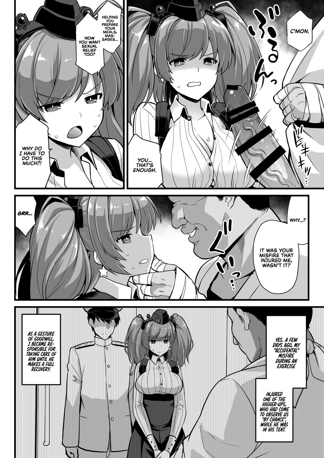 Kanmusu Chakunin Zenya - Atlanta Mune-Sei Houshi Katsudou | The Night Before the Shipgirl's New Post - Atlanta's Voluntary Breast and Sexual Service page 4 full