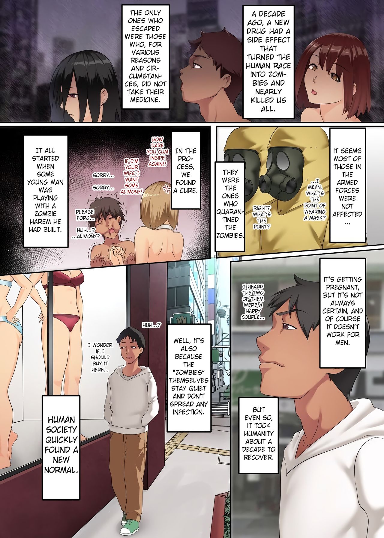 Zombie Harem!? Virus Kansen Shita Muteikou na Bijo-tachi to Haramase Harem | Zombie Harem! Impregnation Harem with Beautiful Women Infected by the Virus page 2 full