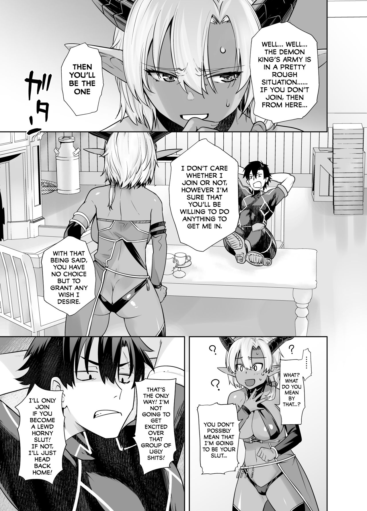 Kasshoku Mesu Aite ni Akugyou Kasegi! | Earning Evil Points against a Dark-Skinned Female! page 6 full